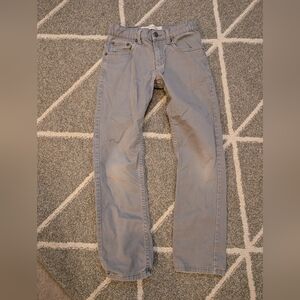3 For $12 Clearance Levi's Youth Boys Gray 511 Slim‎ Pants Size 10